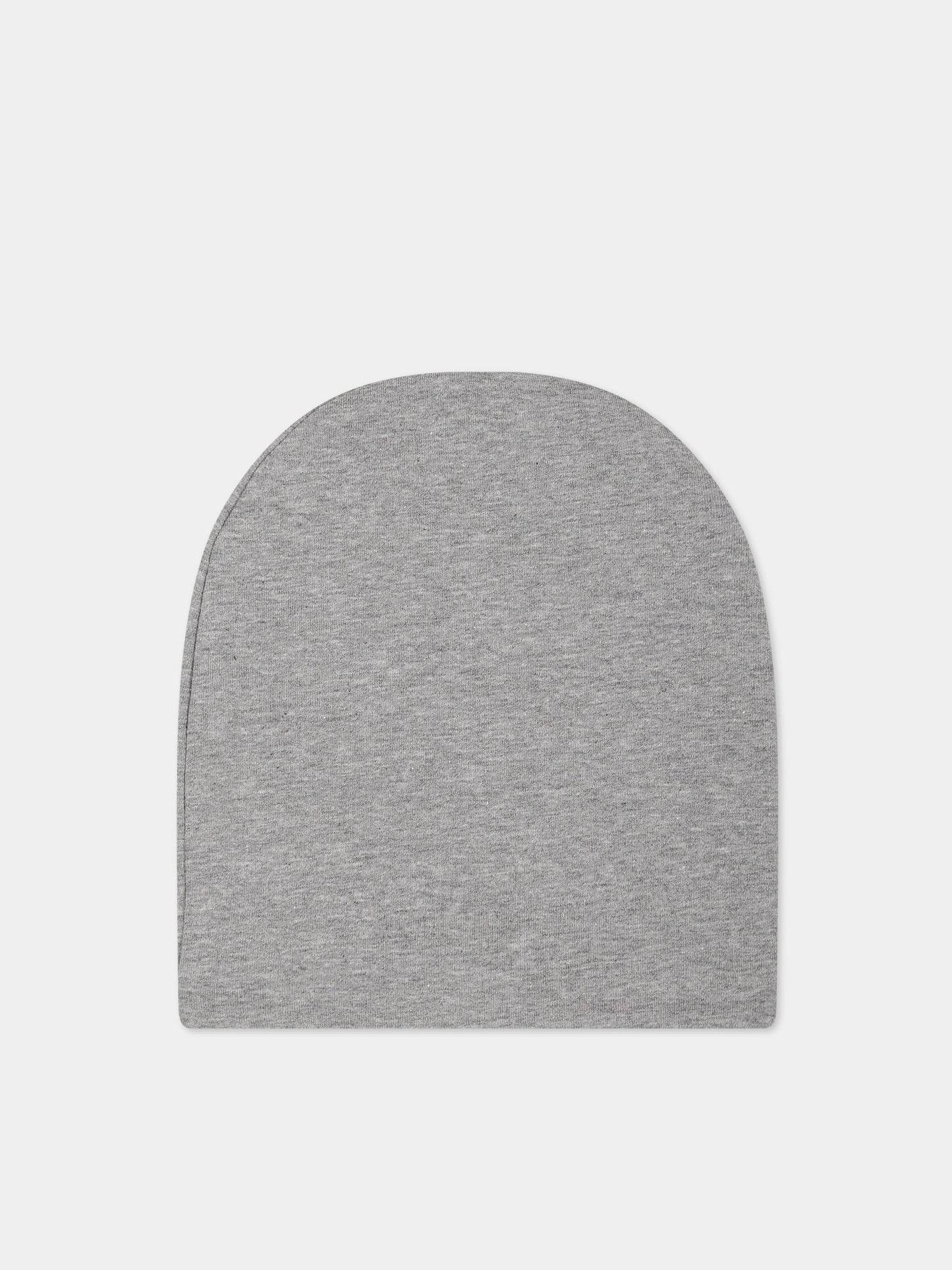 Cappello grigio per neonati con teddy Bear e logo,Moschino Kids,MNX03N LDA17 60901 