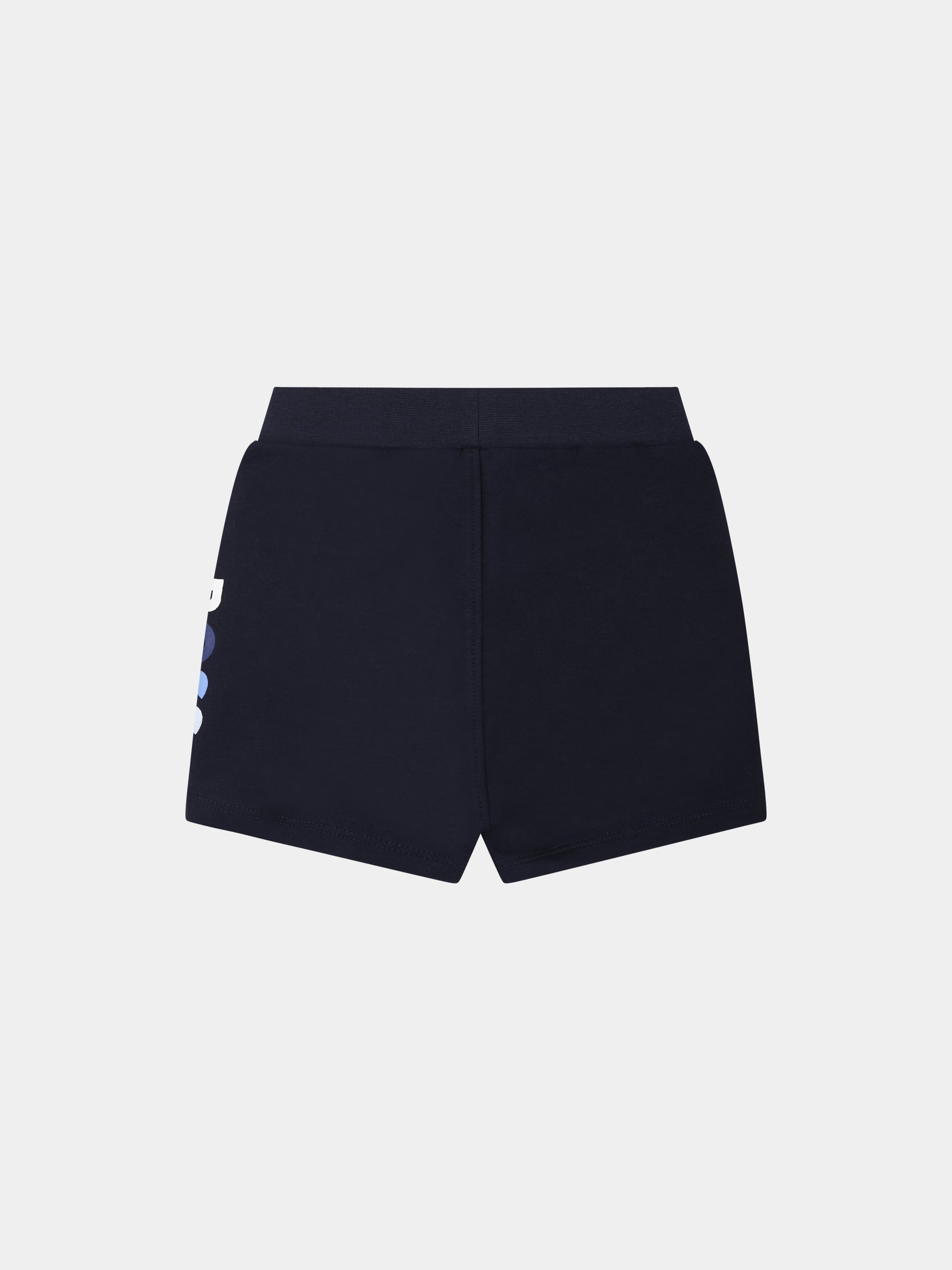 Shorts blu per neonato con logo,Hugo Boss,J94304 849