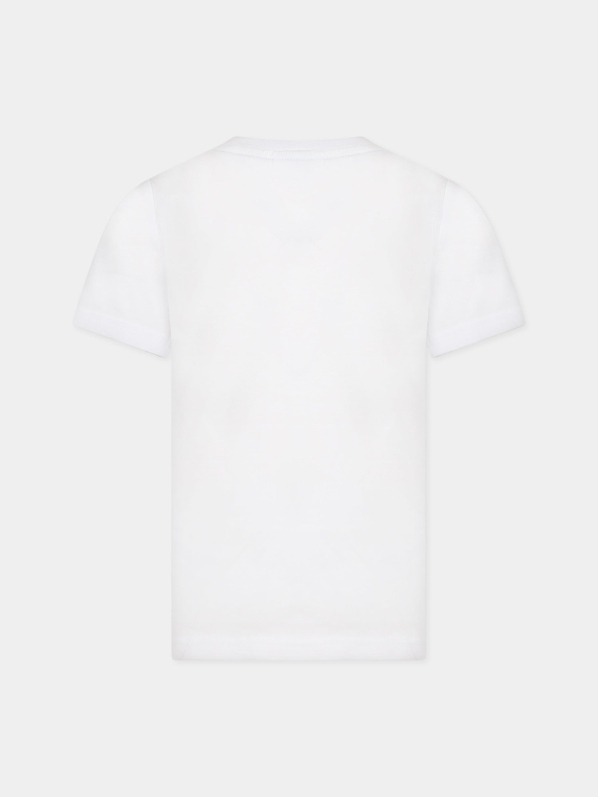 T-shirt bianca per bambino con logo,Boss,J25O18 10P