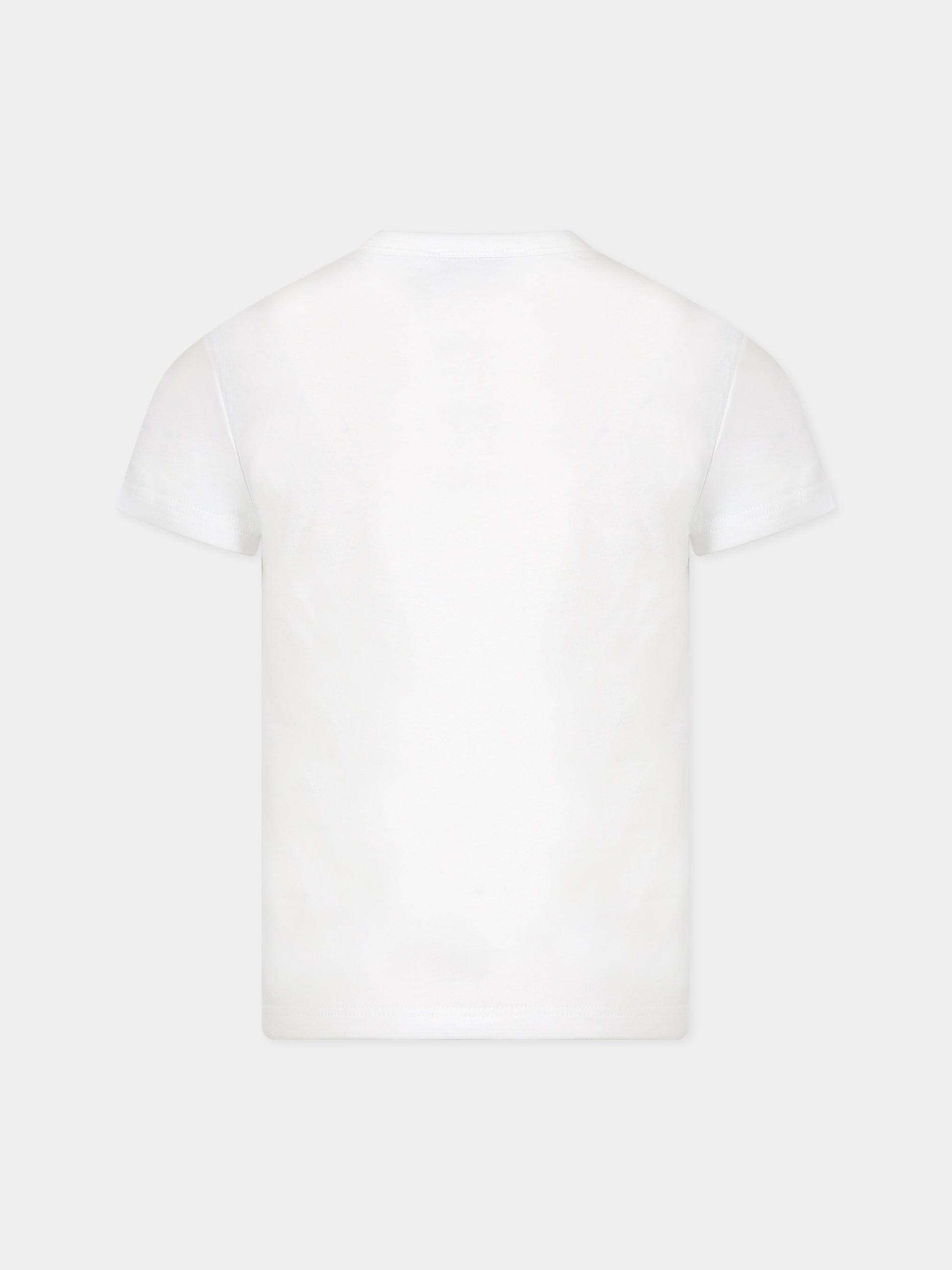 T-shirt bianca per bambina con logo,Little Marc Jacobs,W15658 10P