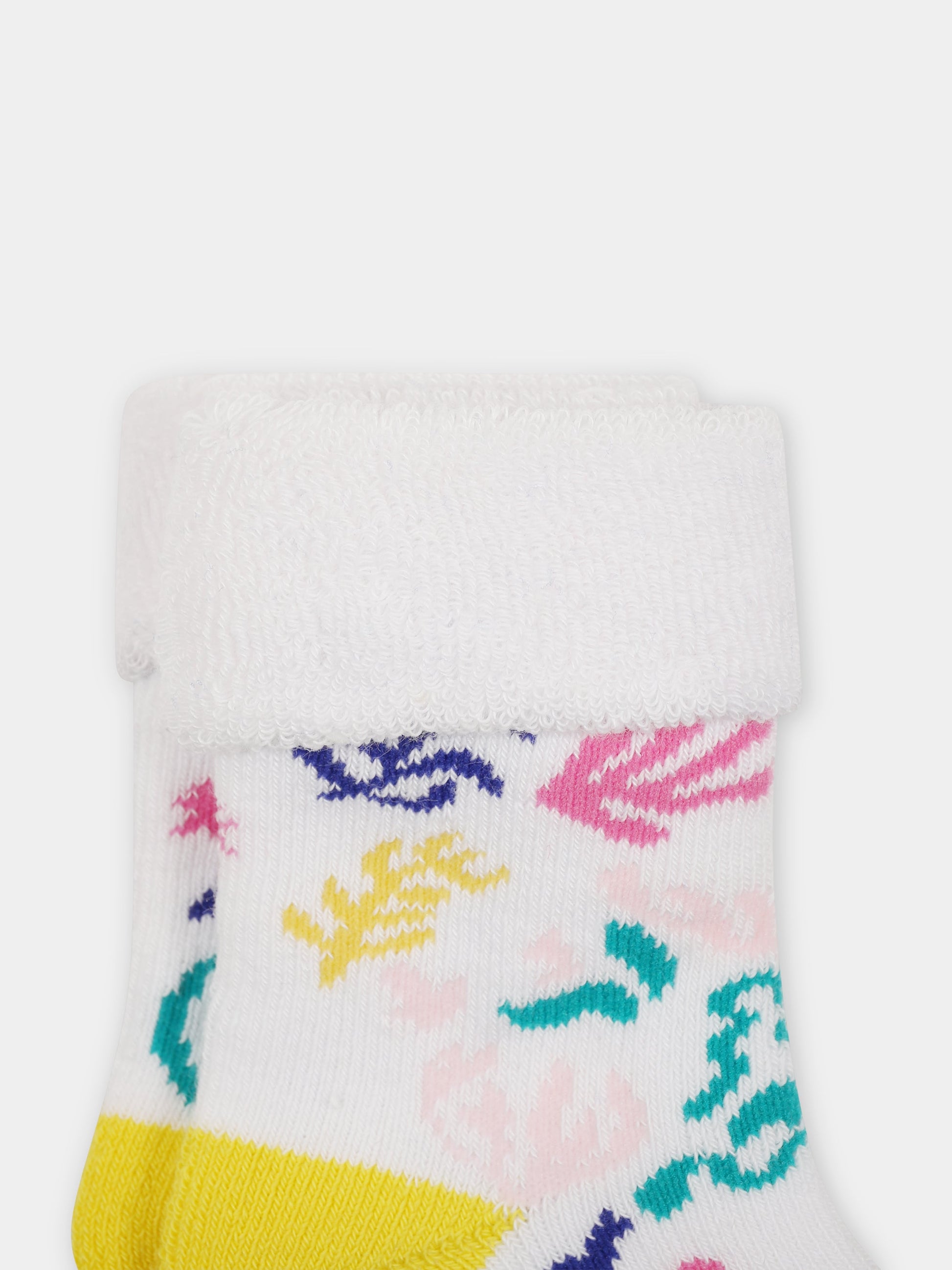 Set bianco per neonata con logo,Little Marc Jacobs,W90064 475