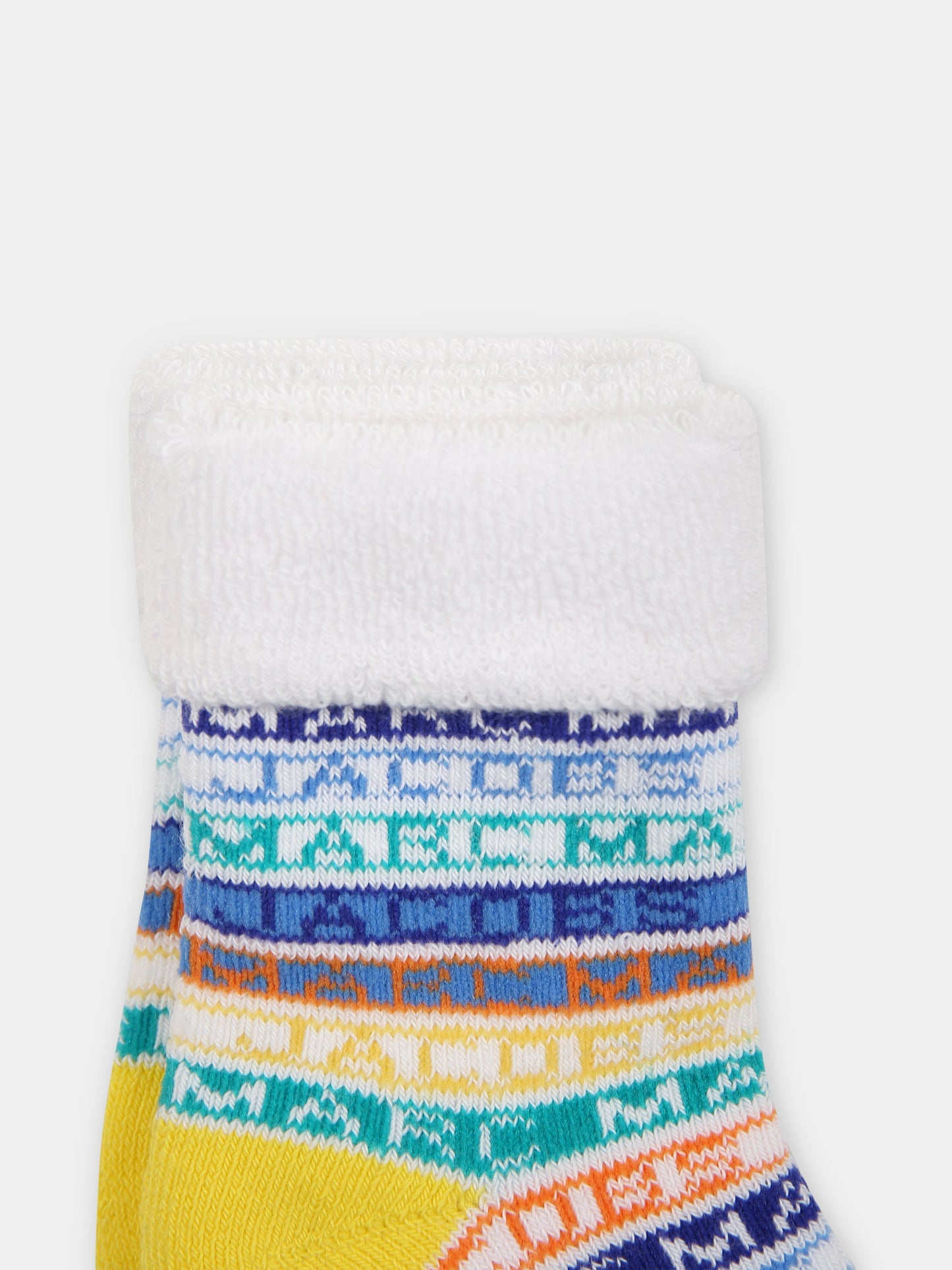 Set bianco per neonato con logo,Little Marc Jacobs,W90064 865