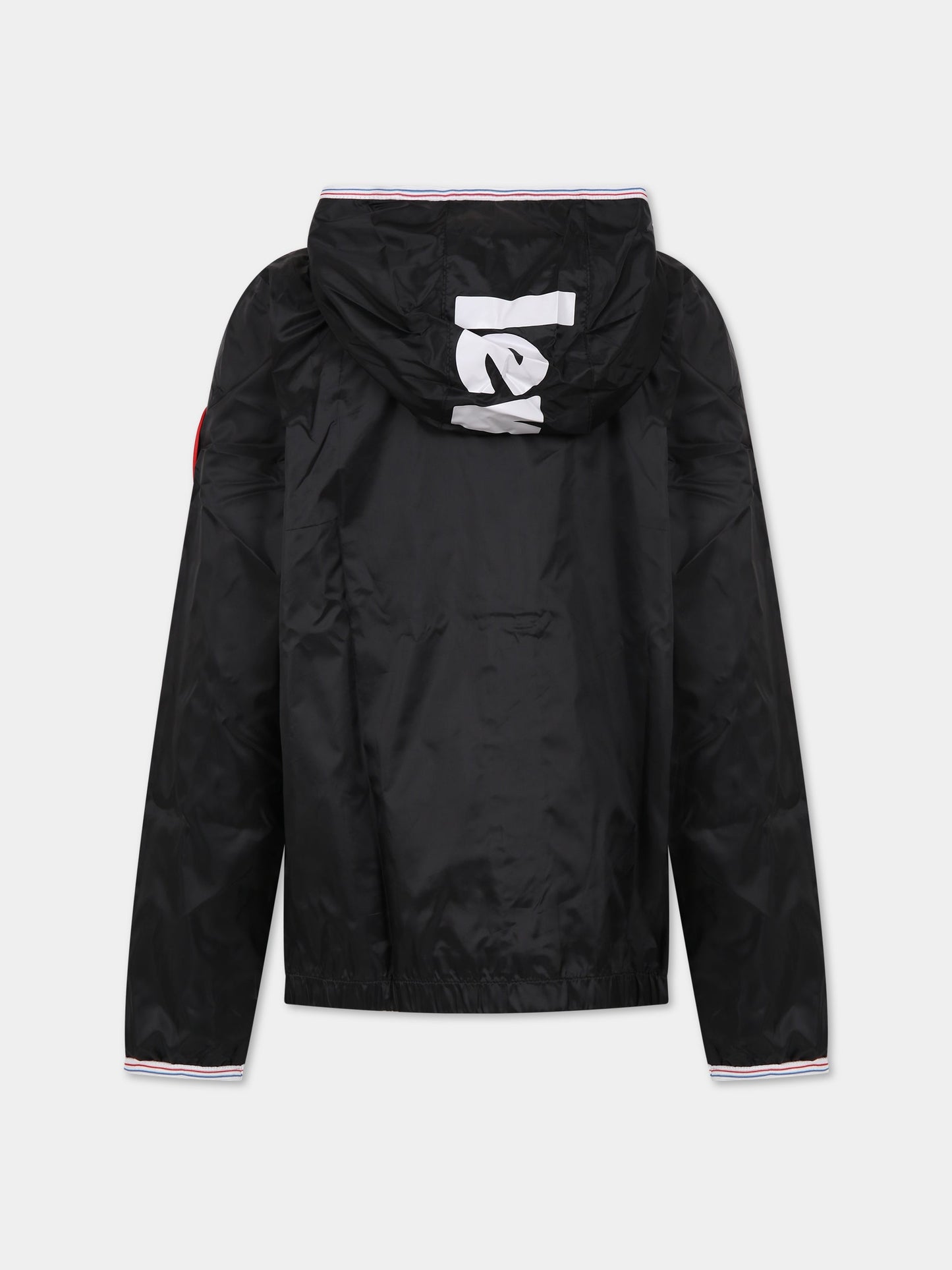 Giacca a vento nera per bambino con logo,Levi's Kids,9EE311 023